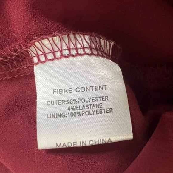 Princess Polly
Marilyn Mini Dress in Wine 
Size 12 - Picture 7 of 10